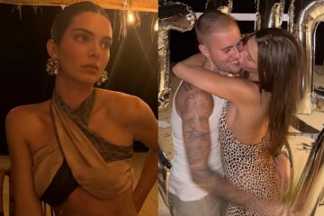 Kendall Jenner celebrated her 30th birthday on a tropical island with her sisters, Justin and Hailey Bieber.