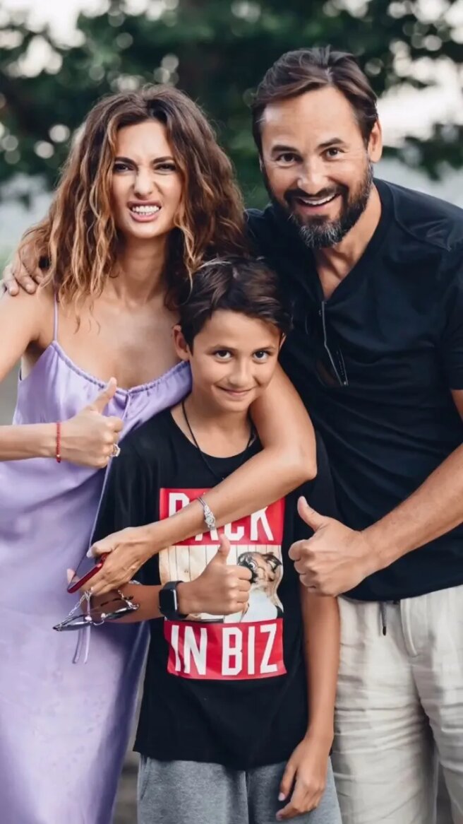 Снежанна Георгиева и Артём Зуев с сыном