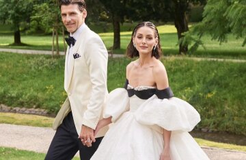 Influencers Olivia Palermo and Johannes Huebl have another wedding to celebrate their 10th wedding anniversary