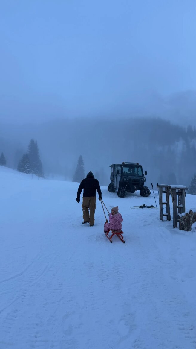 Джейсон Стэтхем с дочерью