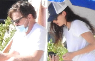Leonardo DiCaprio and Camila Morrone are pictured together for the first time in months