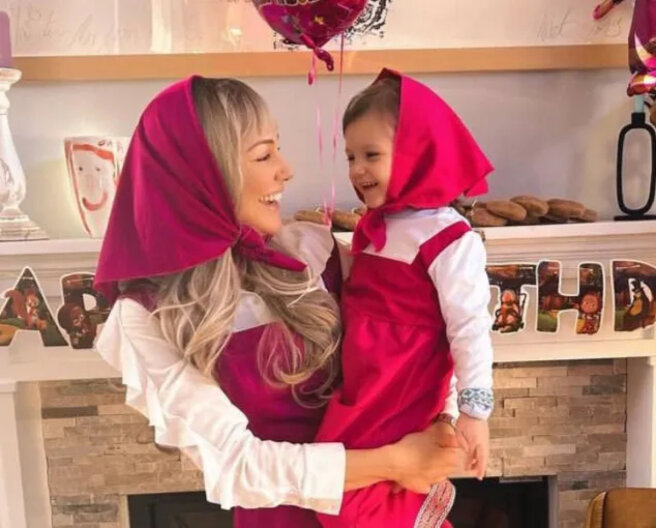 Meryem Uzerli organized a party for her daughter in the style of the cartoon "Masha and the Bear"