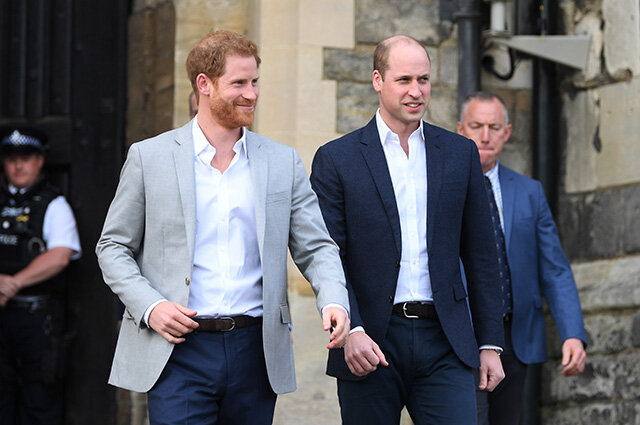Princes Harry and William