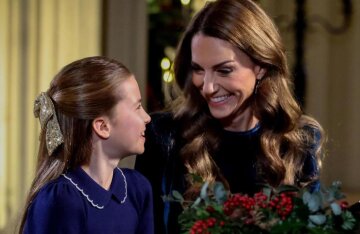 Kate Middleton and Princess Charlotte played a piano duet.