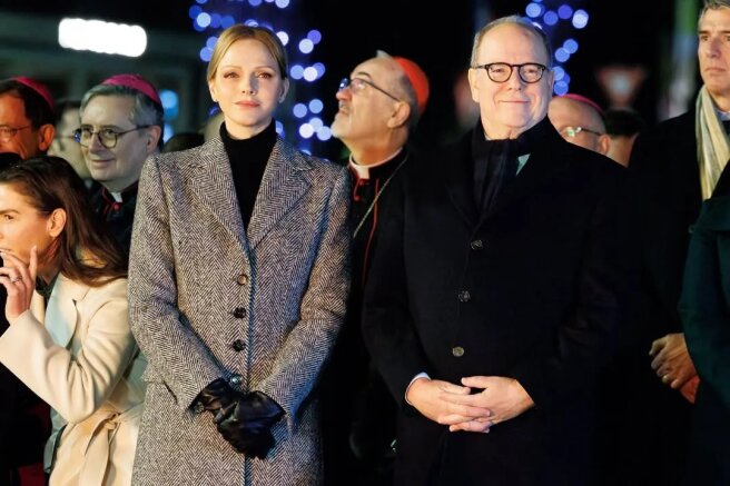 Княгиня Шарлен и князь Альбер II