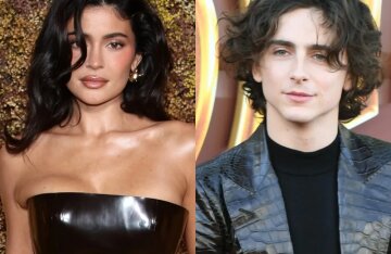 Kylie Jenner supported Timothée Chalamet at the premiere of the film "Wonka"