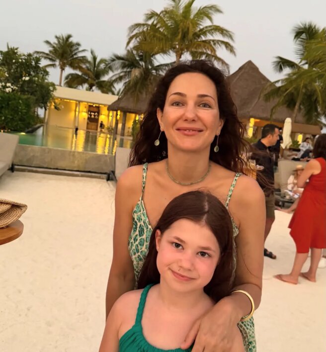 Екатерина Климова с дочерью Беллой