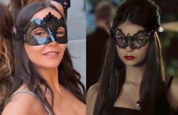 "Katherine approved." Nina Dobrev recreated her iconic look from "The Vampire Diaries."