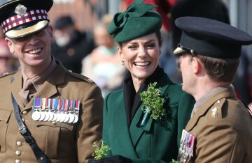 Kate Middleton attended the St. Patrick's Day parade.