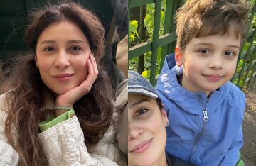 Ravshana Kurkova shared how she spent time with her children in St. Petersburg.