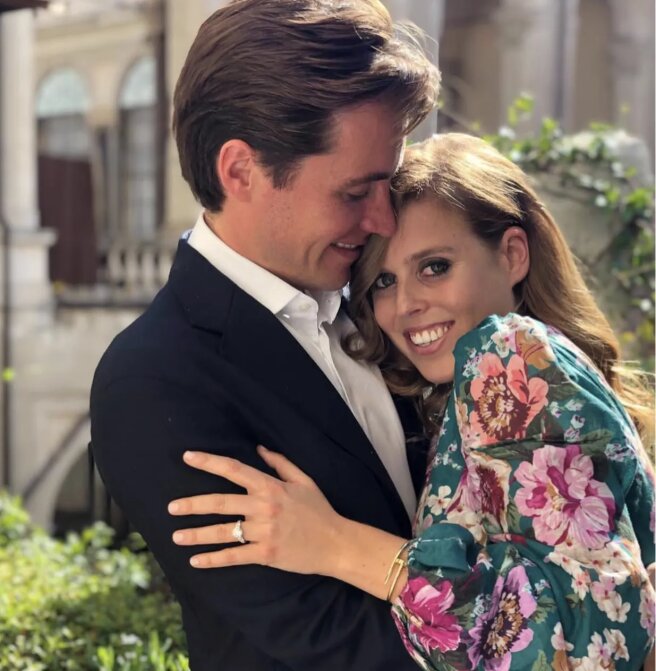 Эдоардо Мапелли-Моцци и принцесса Беатрис