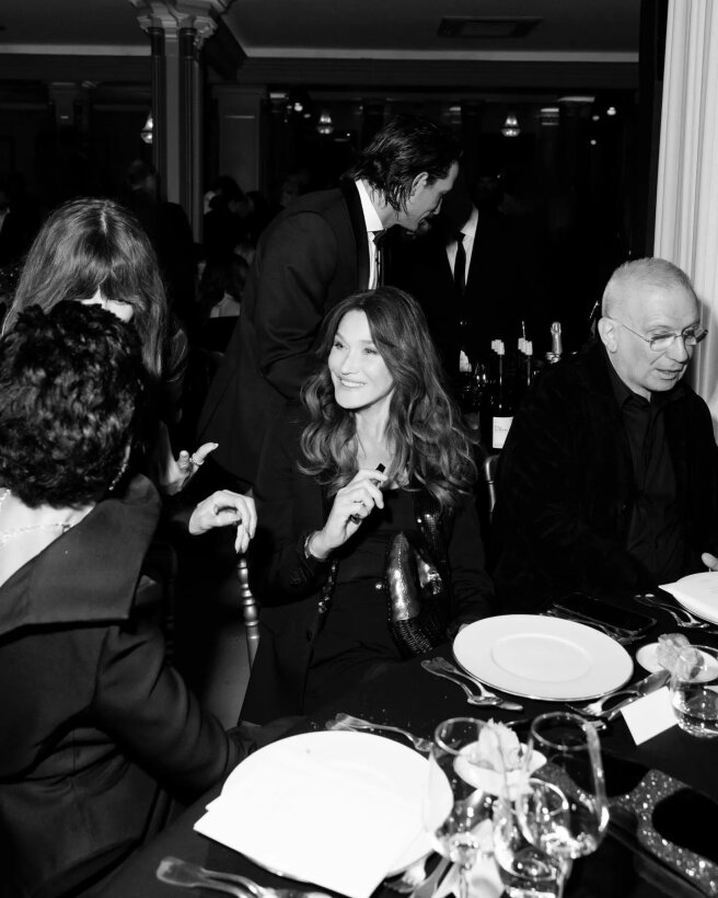 Карла Бруни и Жан-Поль Готье