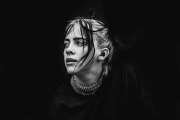 Billie Eilish performing on stage at Pukkelpop Festival in 2019