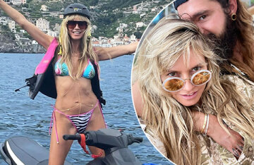 Heidi Klum and Tom Kaulitz celebrate their wedding anniversary on the island of Capri