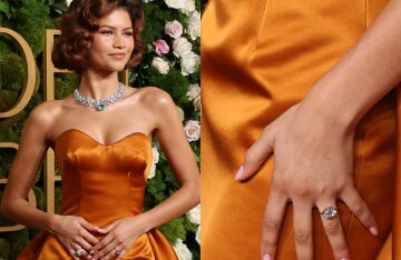 Zendaya sparks engagement rumors with Tom Holland at Golden Globes