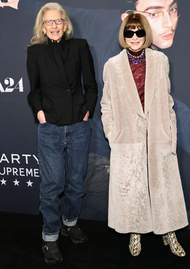 Энни Лейбовиц и Анна Винтур