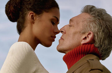 French chic of the 1980s: Tina Kunaki and Vincent Cassel starred in a new advertising campaign