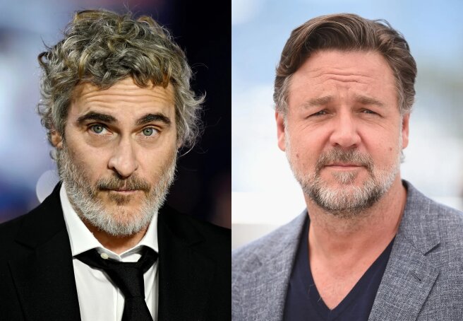 Russell Crowe Calls Joaquin Phoenix 'Hideously Unprofessional'