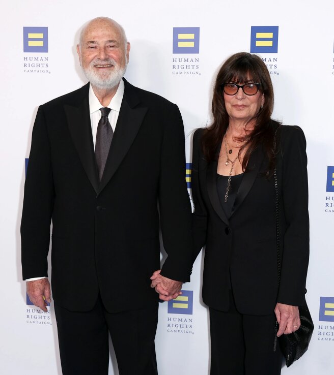 Роб Райнер и Мишель Зингер в 2025 году