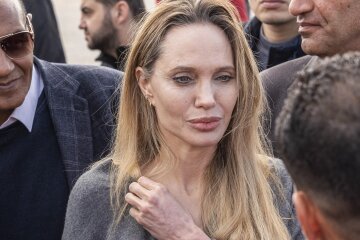 Angelina Jolie made a public appearance in Egypt