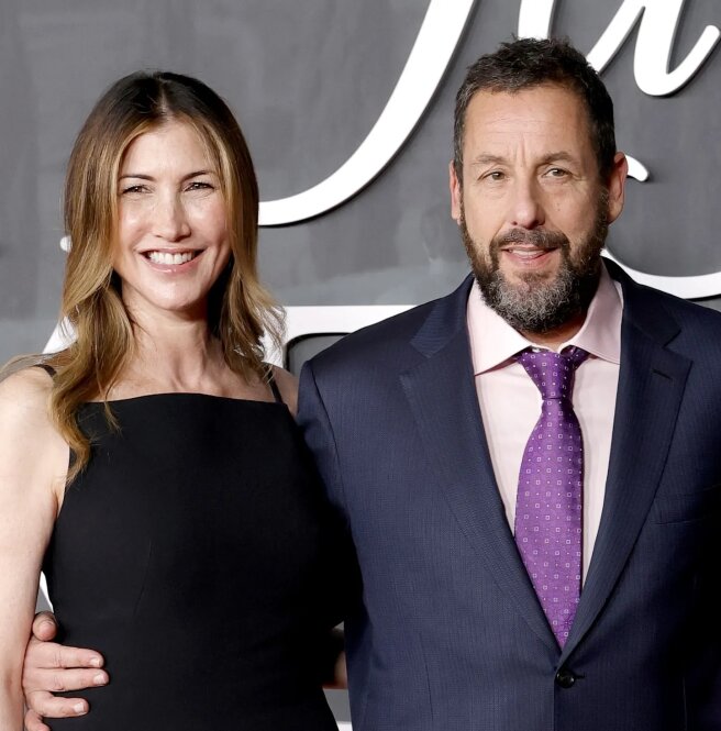 Джеки и Адам Сэндлер