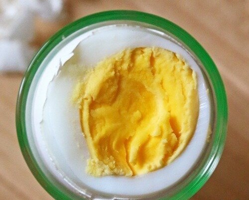 the egg was boiled for 14 minutes