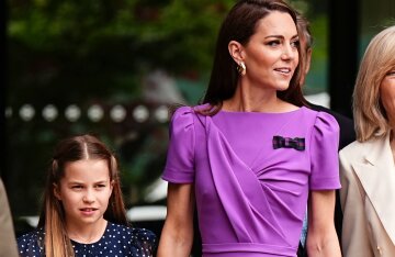 Kate Middleton Attends Wimbledon Final With Princess Charlotte