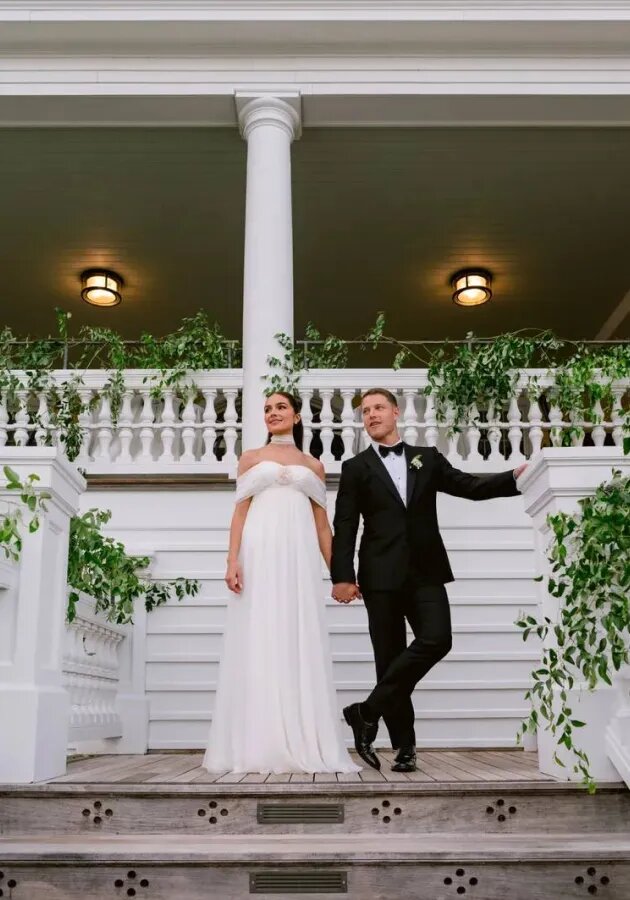 Свадьба Оливии Калпо и Кристиана Маккэффри/Фото: oliviaculpo/Instagram*