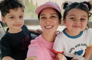 Ravshana Kurkova shared new photos with her grown-up children.