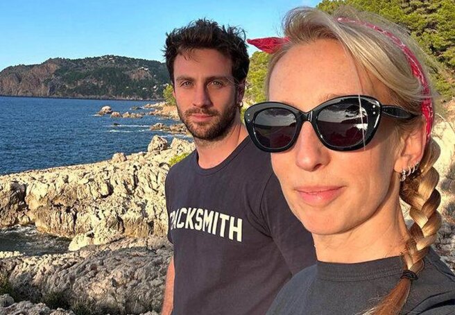 Aaron Taylor-Johnson Shares Vacation Photos With Wife