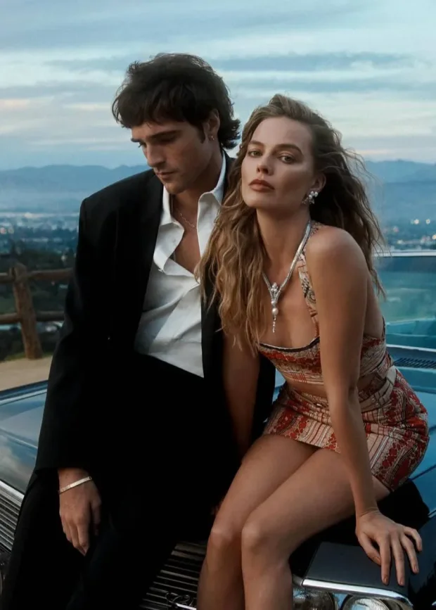 Марго Робби и Джейкоб Элорди для Vogue