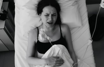 "God bless you!" Lerchek began her fourth course of chemotherapy.