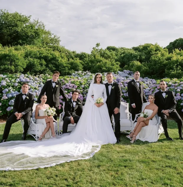 Свадьба Оливии Калпо и Кристиана Маккэффри/Фото: oliviaculpo/Instagram*