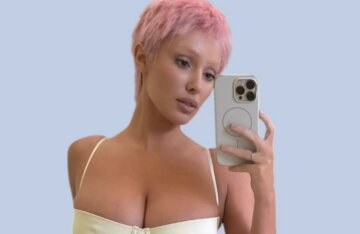 Extreme mini and pink pixie: Bianca Censori showed off her new look.