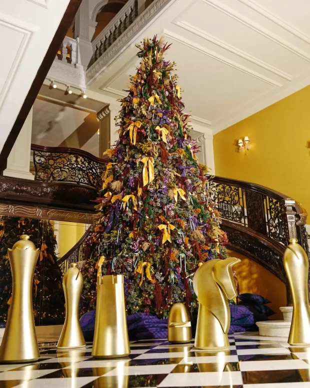 Ёлка в отеле Claridge’s
