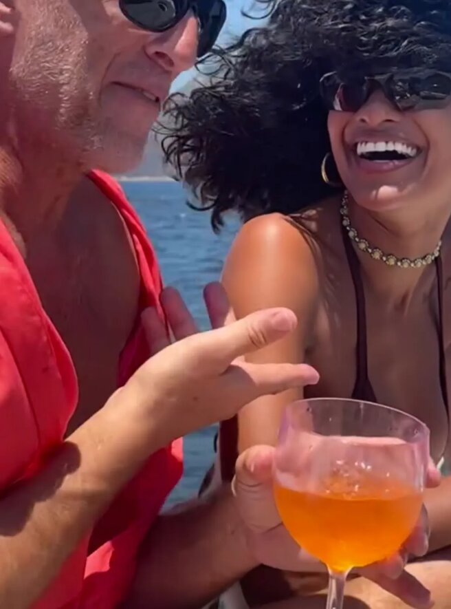 Нара Баптиста и Венсан Кассель