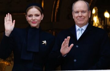 Princess Charlene and Prince Albert II made a public appearance in Monaco with their children.