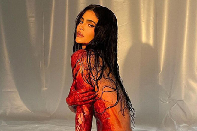 Kylie Jenner was criticized because of a photo shoot with fake blood: "Some kind of Satanism"