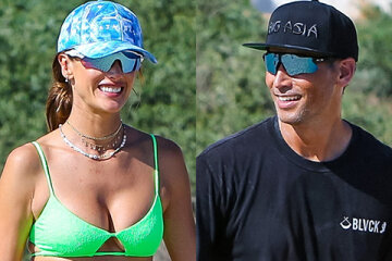 Alessandra Ambrosio with boyfriend Richard Lee on vacation in Santa Monica