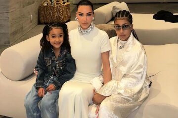 Kim Kardashian published a photo with her daughters amid a wave of criticism against her eldest daughter North