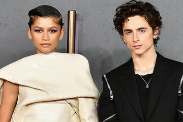 Zendaya, Timothy Chalamet, Jason Momoa and others at the premiere of the film "Dune" in London