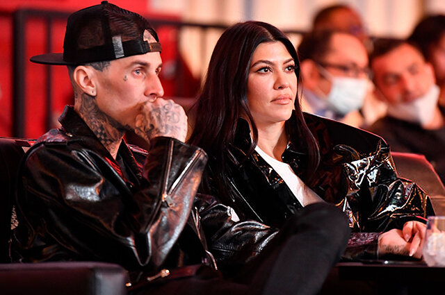 Travis Barker and Kourtney Kardashian