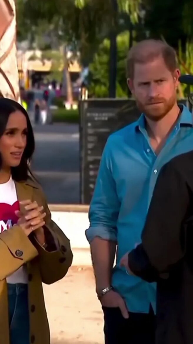 Кадры из видео Меган Маркл