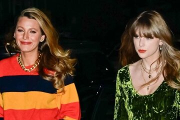 Blake Lively spent the evening with Taylor Swift