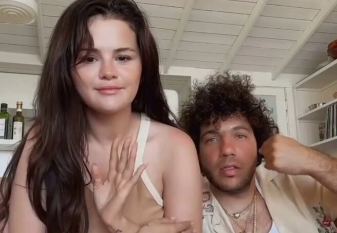 Selena Gomez and Benny Blanco Answer Questions for Lovers