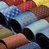 Vogue's fall maximalism: ties, silk scarves and brooches piled to the neck