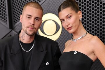 Lady Gaga, Justin and Hailey Bieber, Miley Cyrus, Cher and Heidi Klum attended the Grammy Awards in nude dresses.