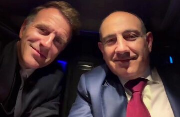 An air kiss and the signature "heart": footage of Nikol Pashinyan and Emmanuel Macron at Yerevan Airport has gone viral online.