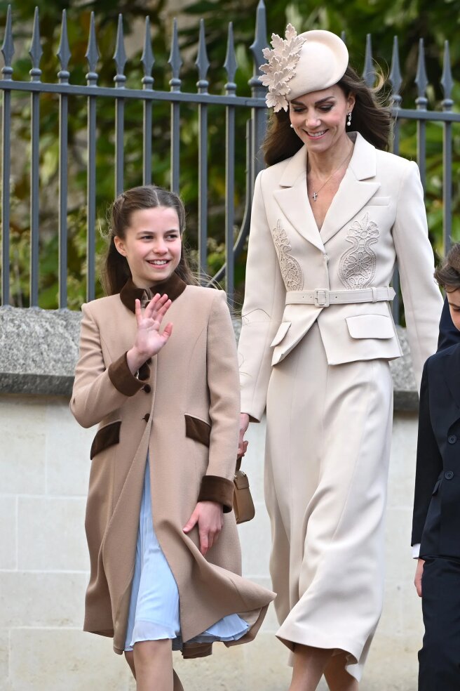 Принцесса Шарлотта и Кейт Миддлтон