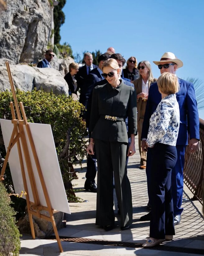 Княгиня Шарлен и князь Альбер II